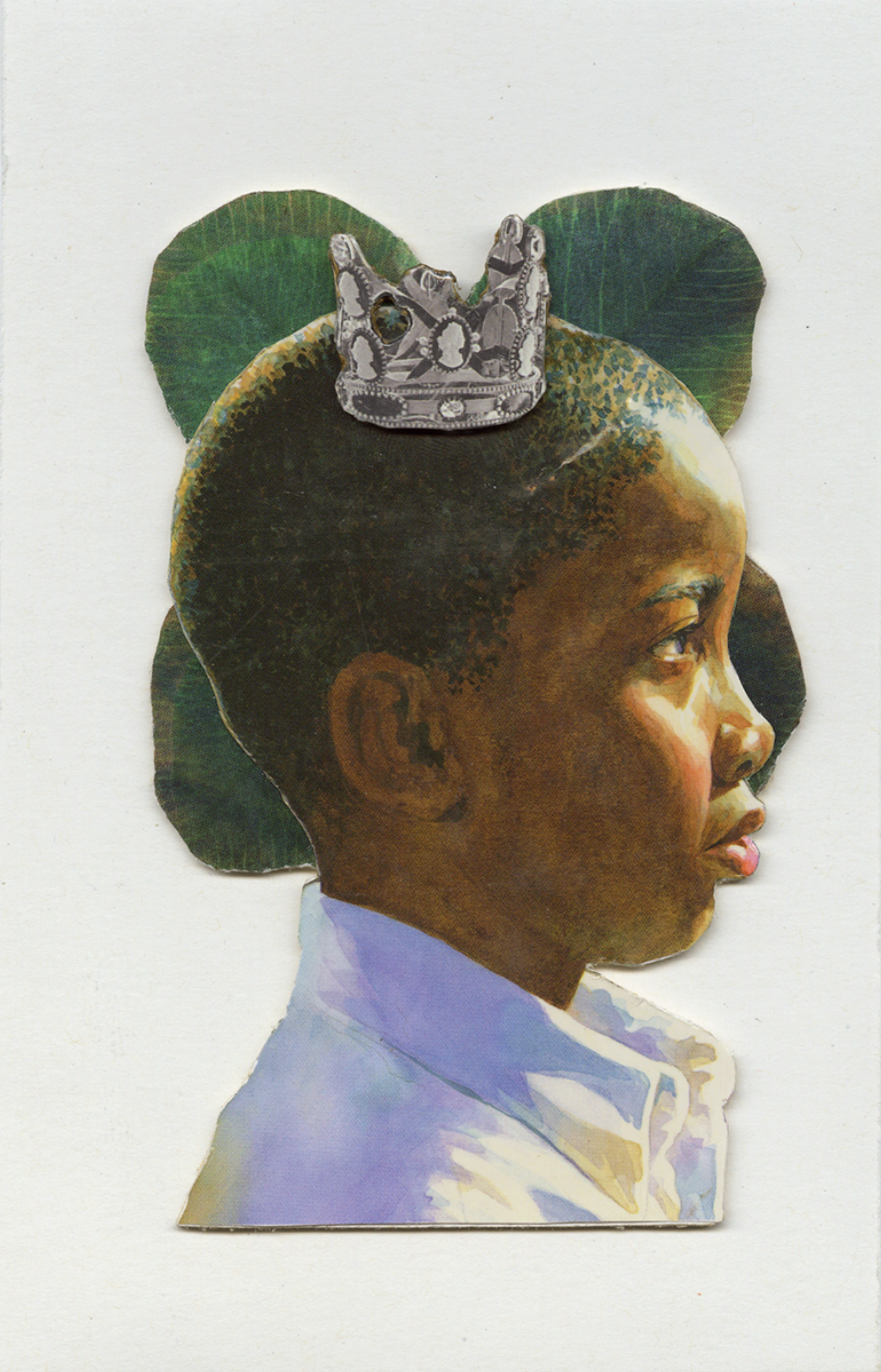 Collage — child with crown